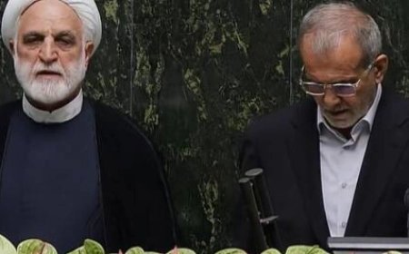 رئیس جمهور مسعود پزشکیان در مراسم تحلیف سوگند یاد کرد