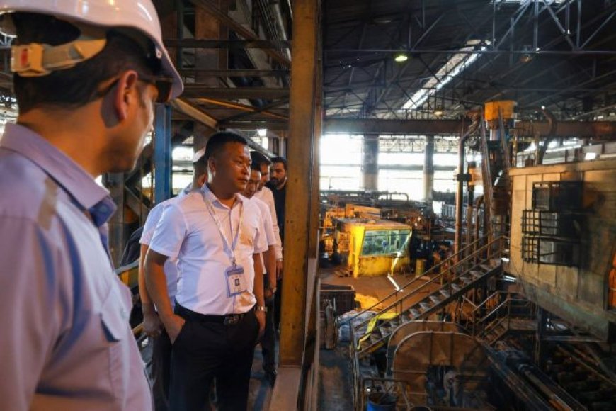 بازدید نمایندگان شرکت هبای ژونگ چین از گروه ملی صنعتی فولاد ایران