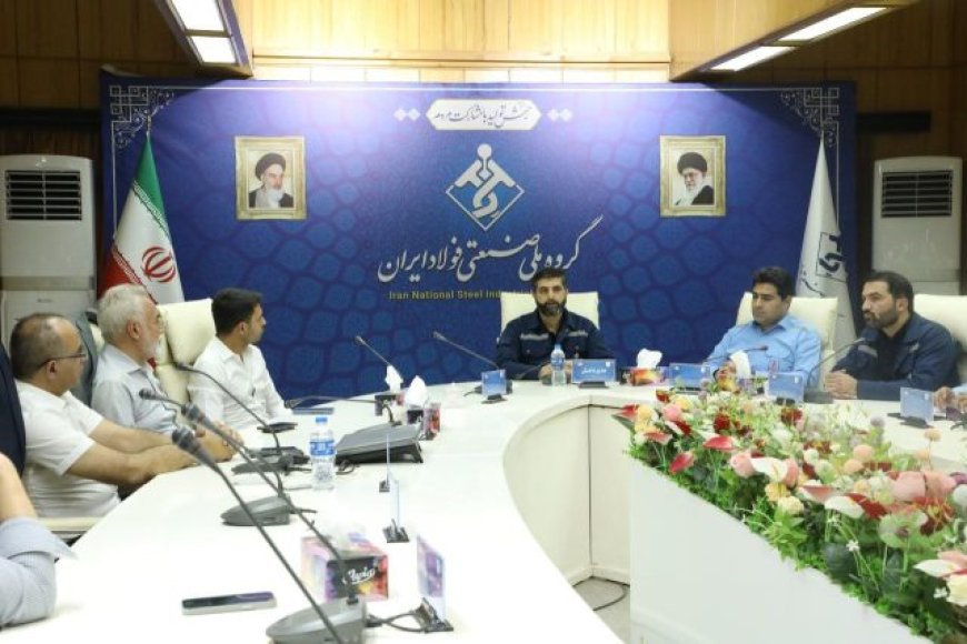 بازدید نمایندگان شرکت هبای ژونگ چین از گروه ملی صنعتی فولاد ایران