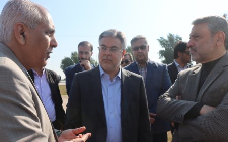 بازدید سرپرست معاونت هماهنگی امور عمرانی استانداری از پروژه‌های مدیریت شهری و خدمات شهری اهواز