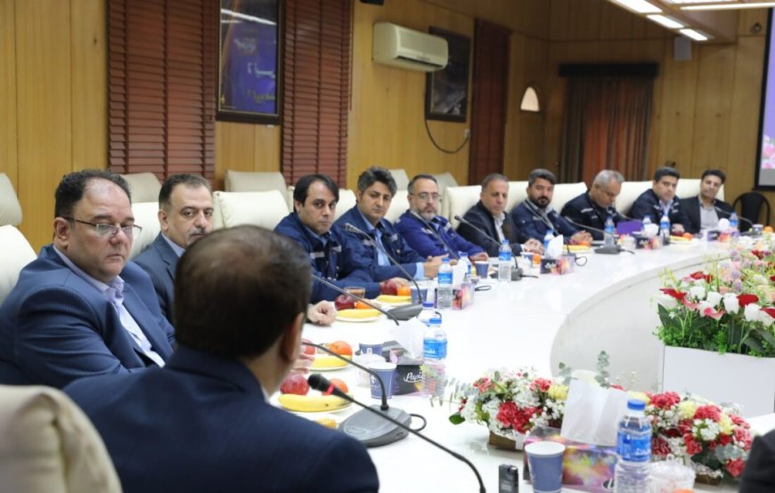 برگزاری مراسم معارفه مدیرعامل جدید گروه ملی صنعتی فولاد ایران در محل شرکت