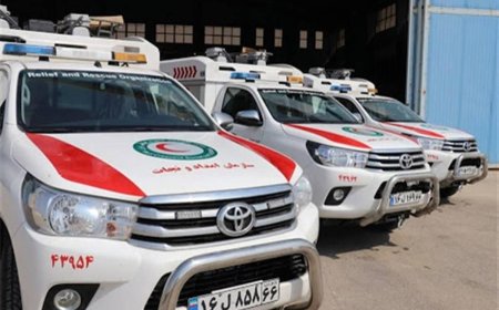 تقویت ناوگان امداد و نجات هلال احمر در اهواز با پیگیری نماینده مجلس؛ اختصاص ۱۸ دستگاه خودرو هایلوکس ست نجات و ۵ دستگاه آمبولانس به حوزه انتخابیه اهواز