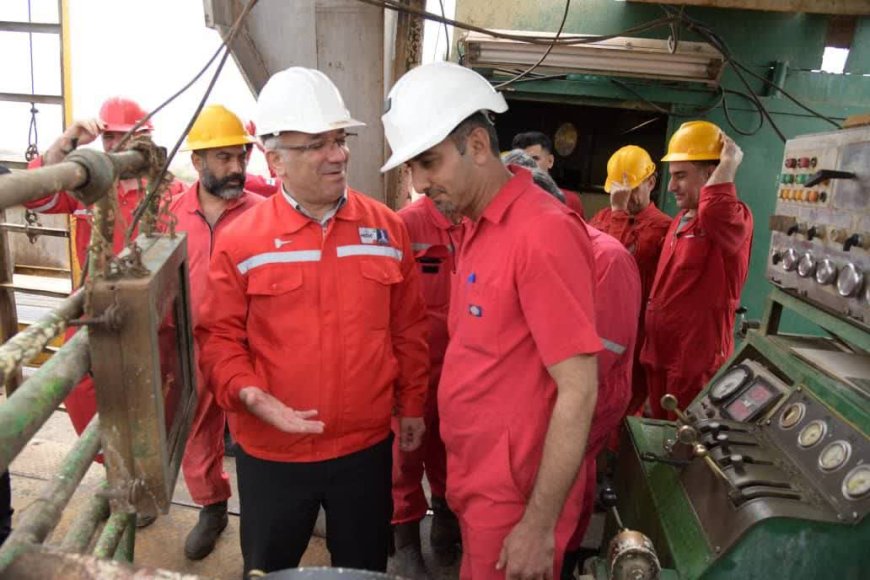 مدیرعامل شرکت ملی حفاری ایران در دیدار نوروزی با کارکنان عملیاتی :  کارکنان اقماری در مناطق عملیاتی طلایه داران خط مقدم تولید نفت هستند