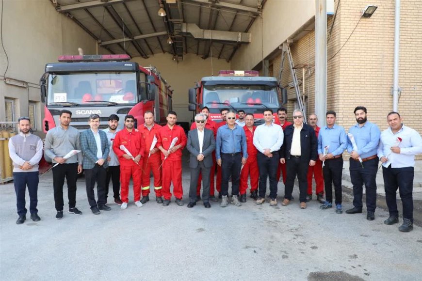 دیدار نوروزی مدیرعامل شركت نفت و گاز اروندان با كاركنان